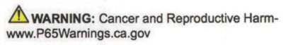 Prop65 Warning