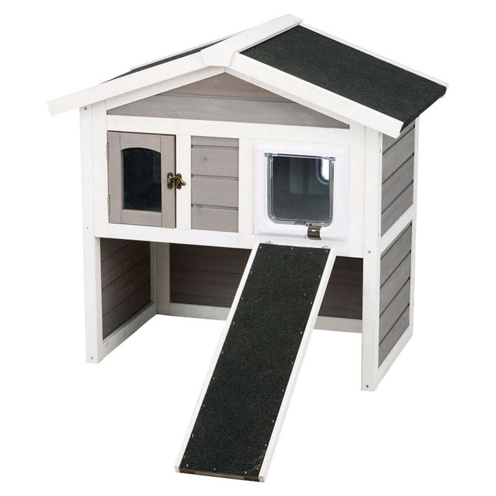 image of Natura 2-Story Insulated Cat Home