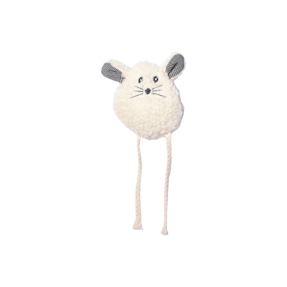 image of Plush Sheep Crinkle Cat Toy