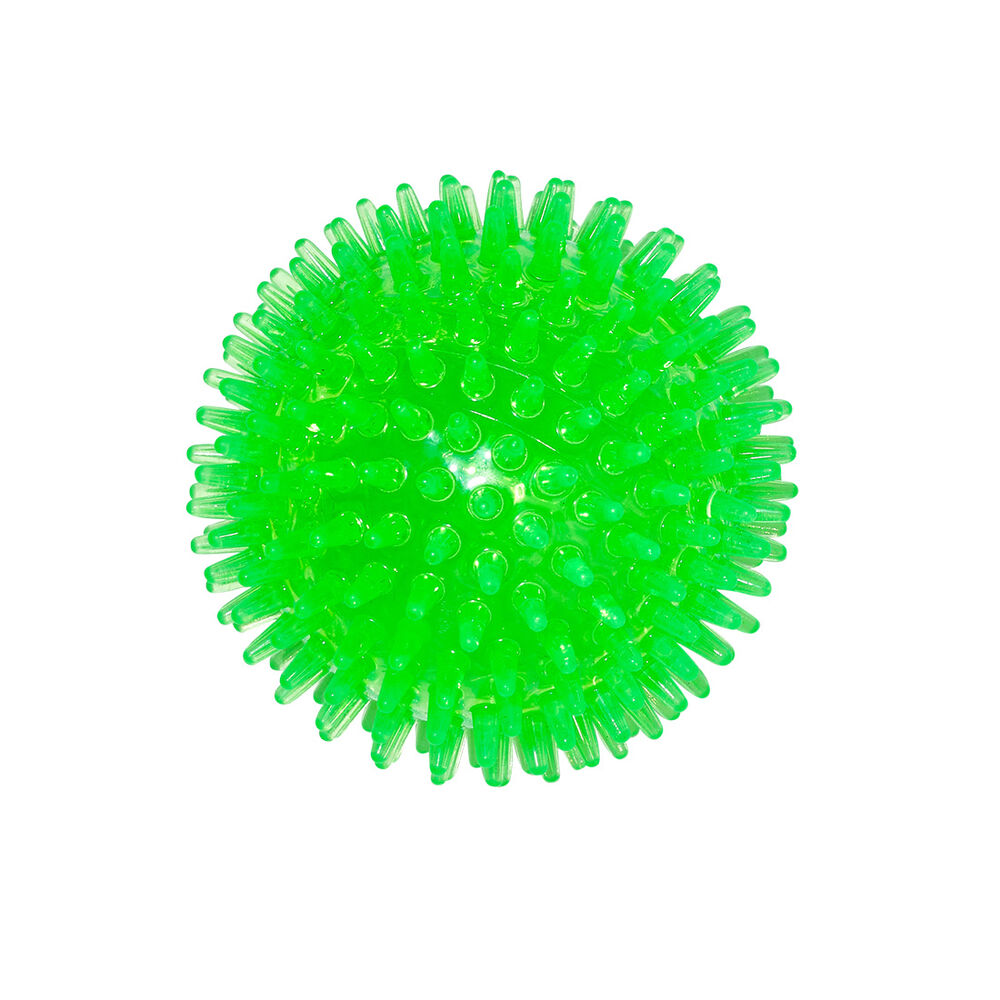 image of Spiky Bouncy Ball Dog Toy, 3.5 in