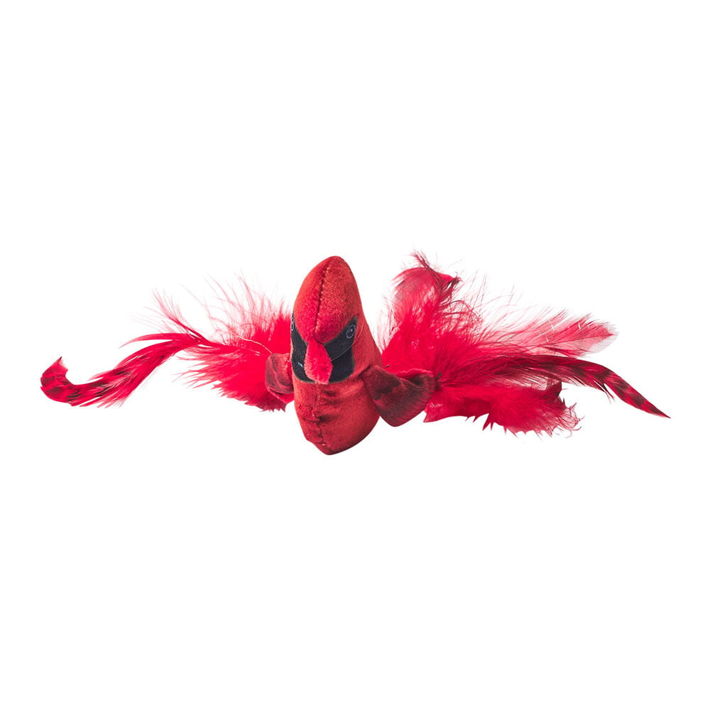 image of Plush Cardinal Catnip Cat Toy