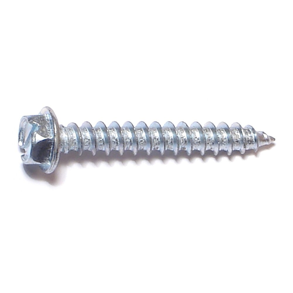 image of 12 X 1-1/2 Slotted Hex Washer sheet Metal Screw