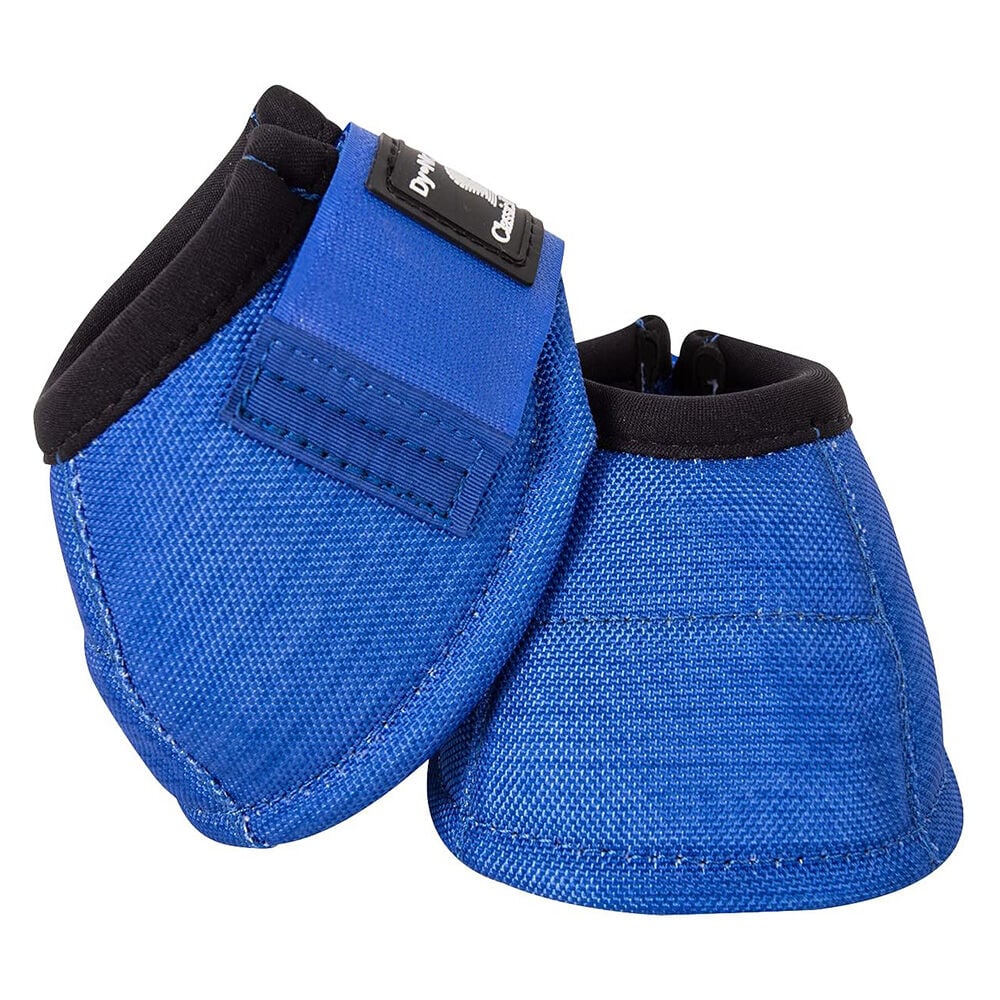 image of Equine Bell Boot- Dyno No Turn, Blue, Medium