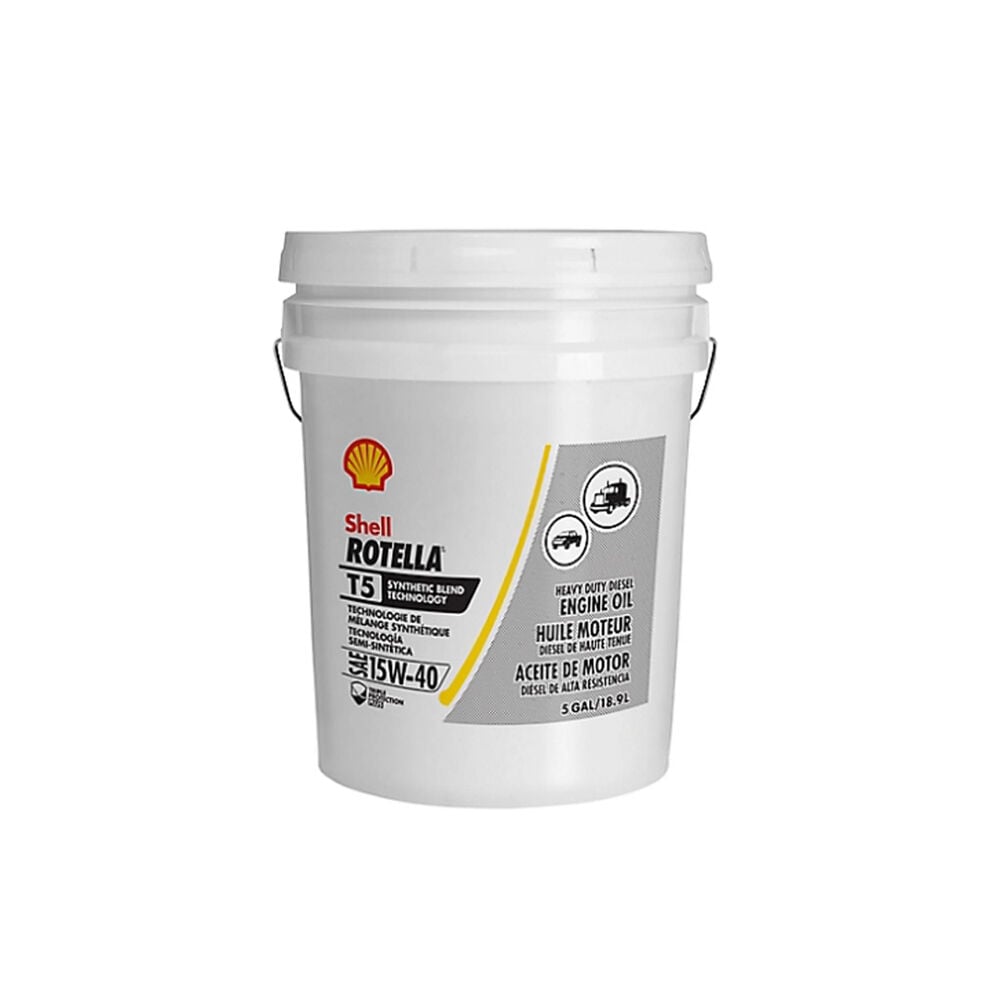 image of Rotella T5 15W40 Motor Oil, 5 gal