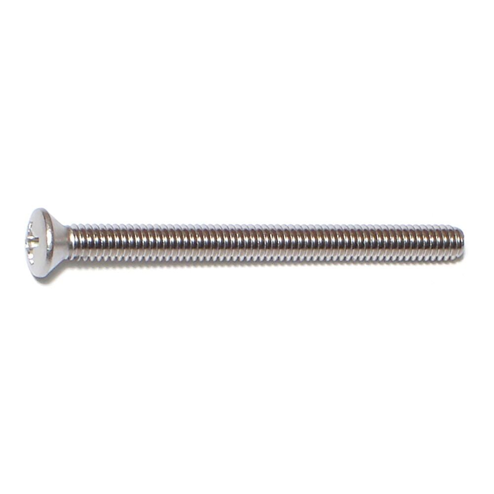 image of 8-32 X 2 Phillips Oval Machine Screw