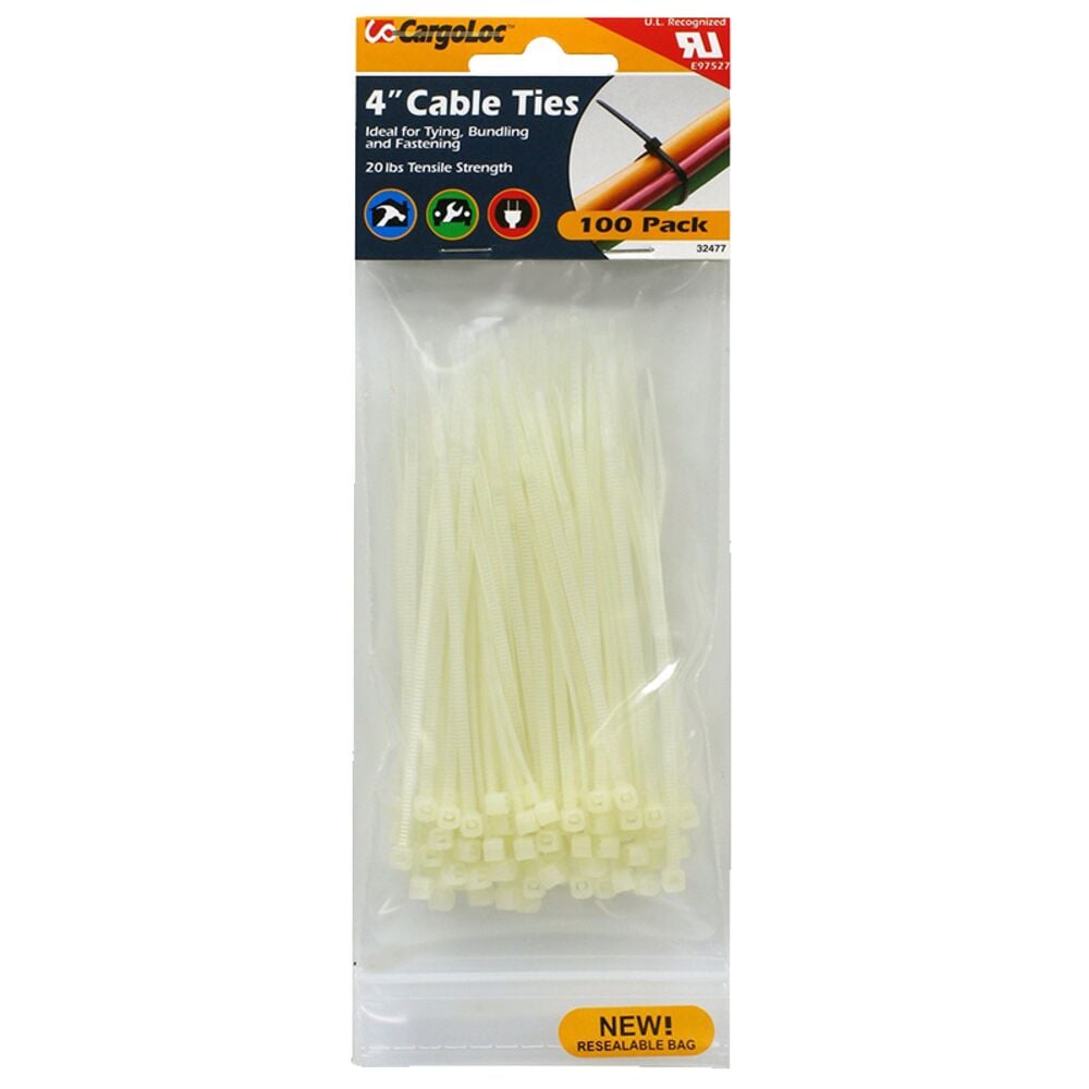 image of Nylon Cable Ties, 4 in