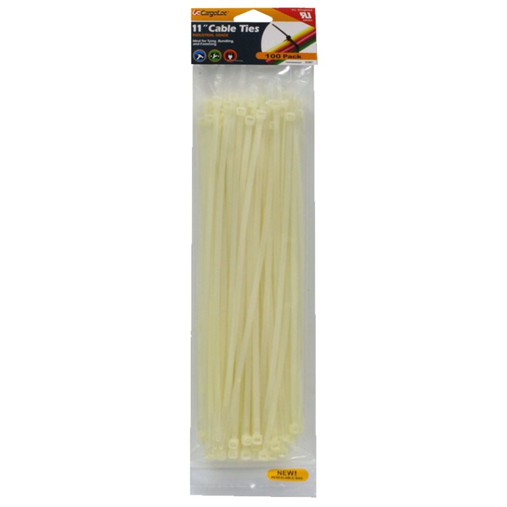 image of Nylon Cable Ties, 11 in, 100 count