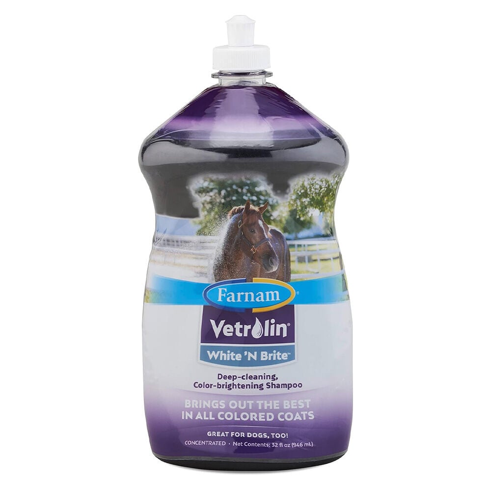 image of Deep Cleaning and Color Brightening Shampoo- Vetrolin White ’N Brite, 32 fl oz