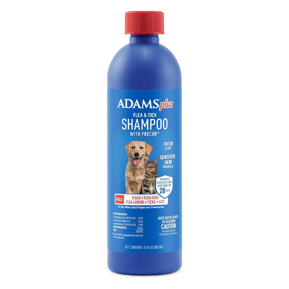 image of Pet Flea and Tick Shampoo with Precor- 12 oz