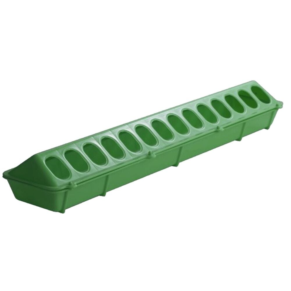 image of Plastic Flip Top Feeder, 20 in, Lime Green