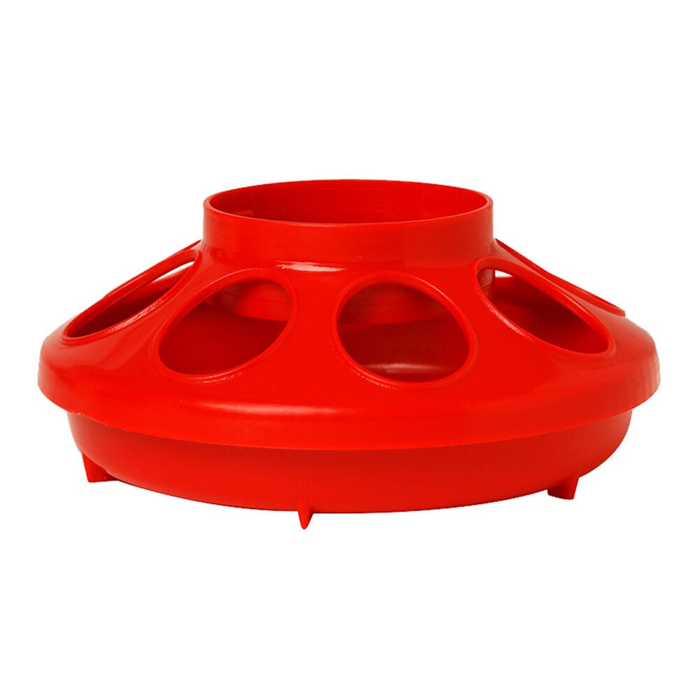 image of Plastic Feeder Base- Red