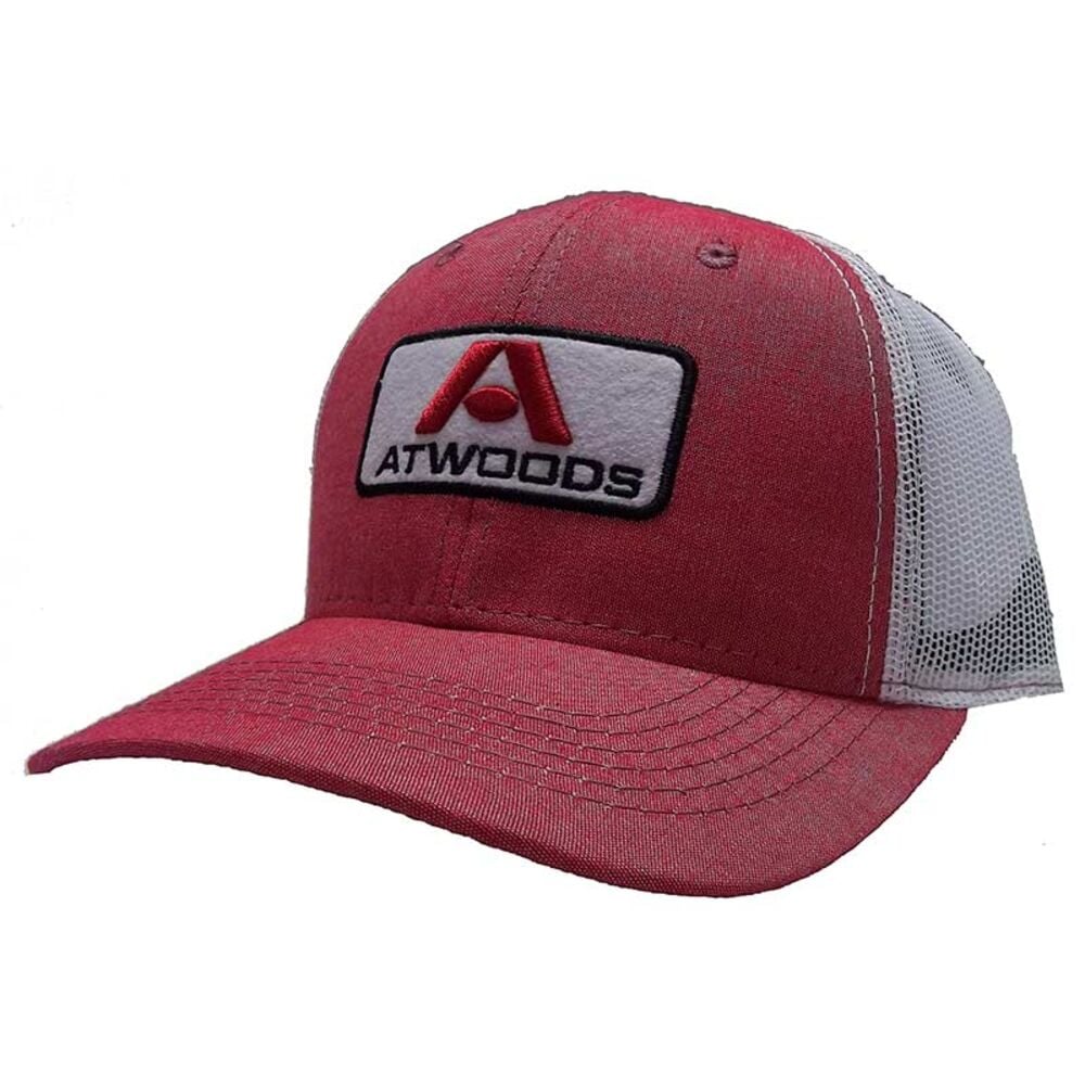 image of Mesh Back Cap, Red and White