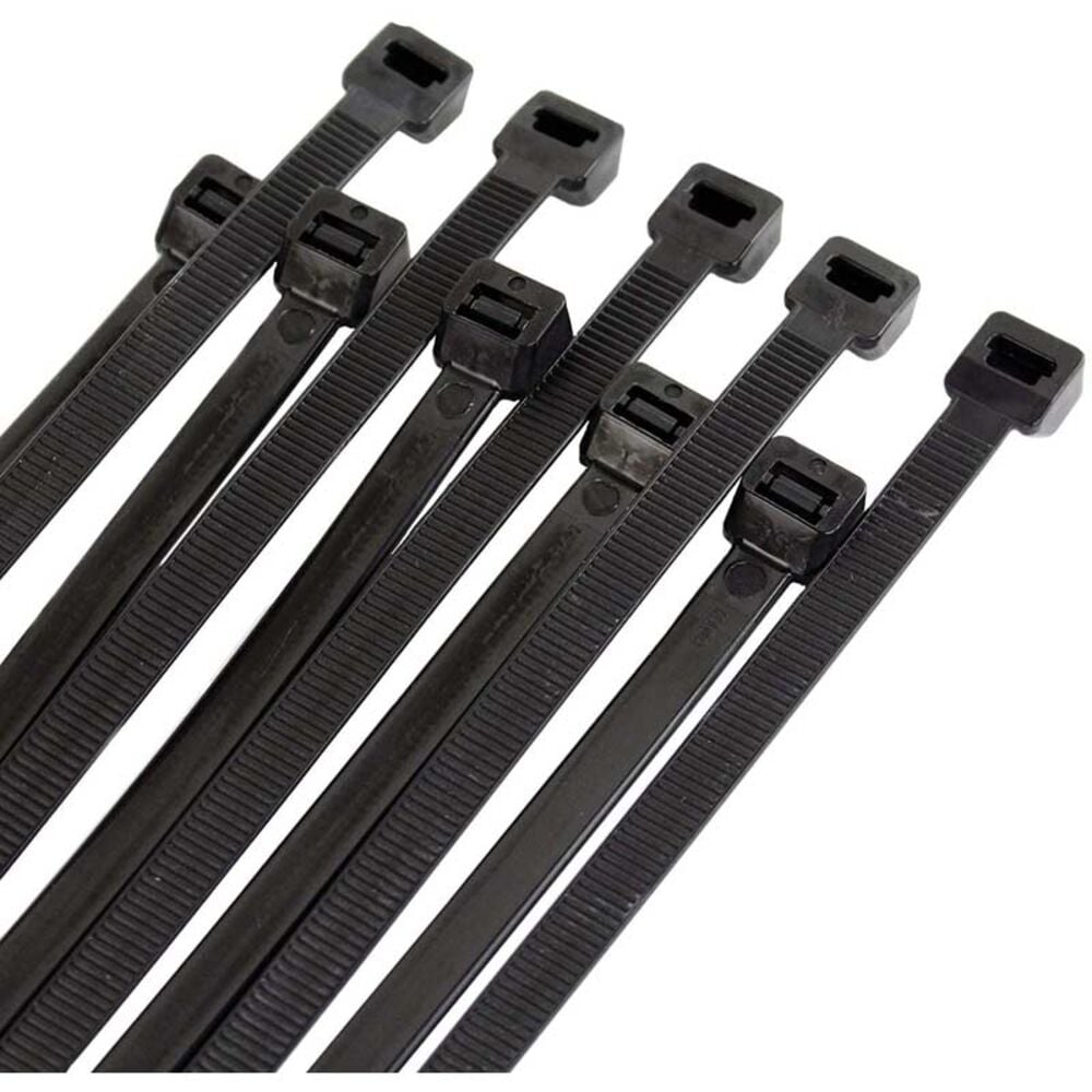 image of Extra HD 36-in Black Cable Ties, 10 pack