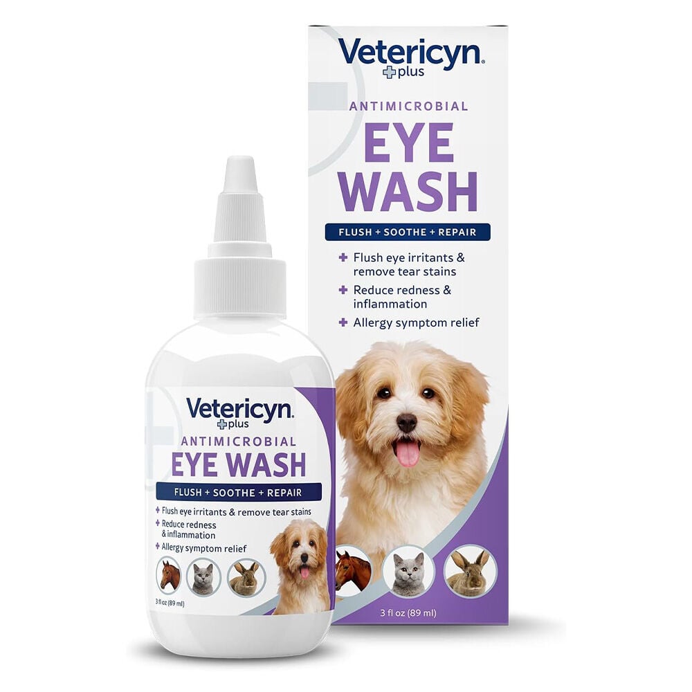 image of Pet Eye Wash- Antimicrobial, 3 oz