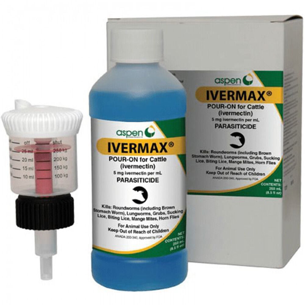 image of Ivermax Pour On, 250 mL, Brand May Vary