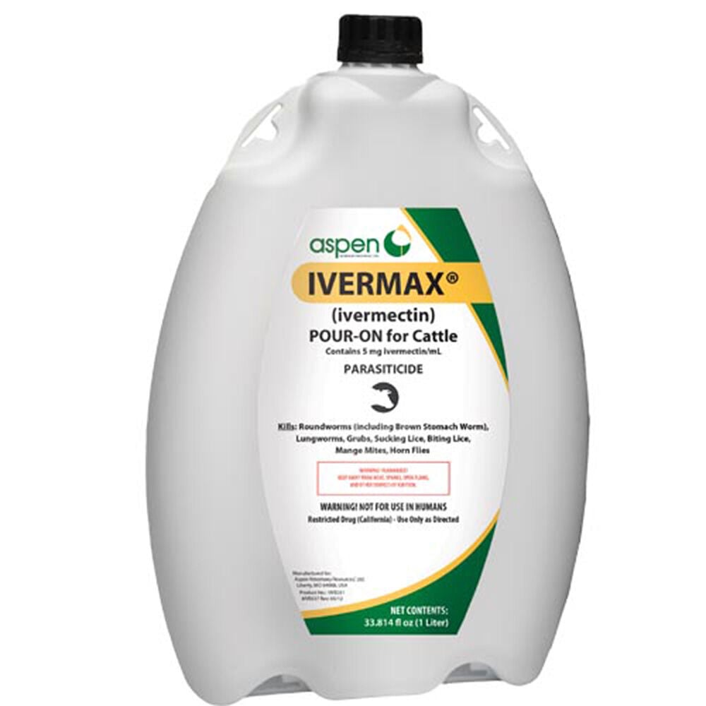 image of Ivermax Ivermectin Pour-On, 1 L, Brand May Vary