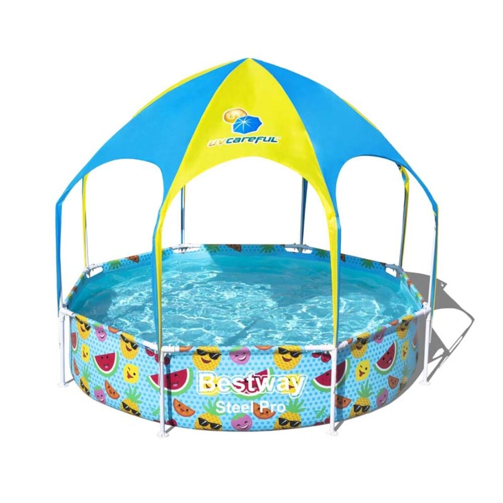 image of Steel Pro 8-foot Splash-n-Shade Above Ground Pool