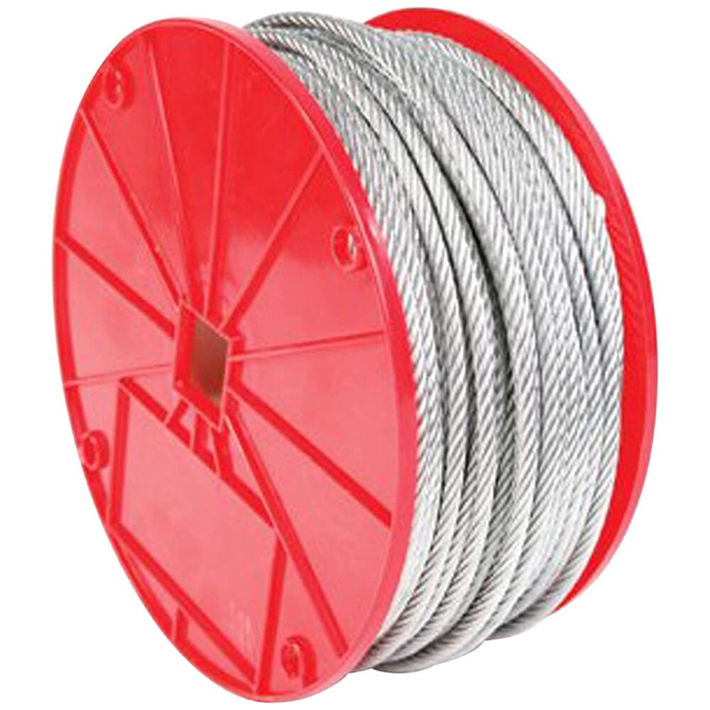 image of 7 x 19 Galvanized Cable, 1/4-Inch by 500-Feet (Sold By the Foot)