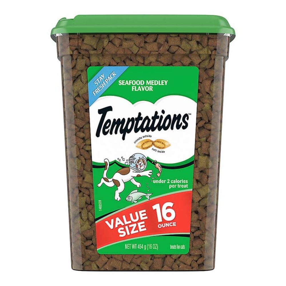 image of Seafood Medley Cat Treats, 16 oz