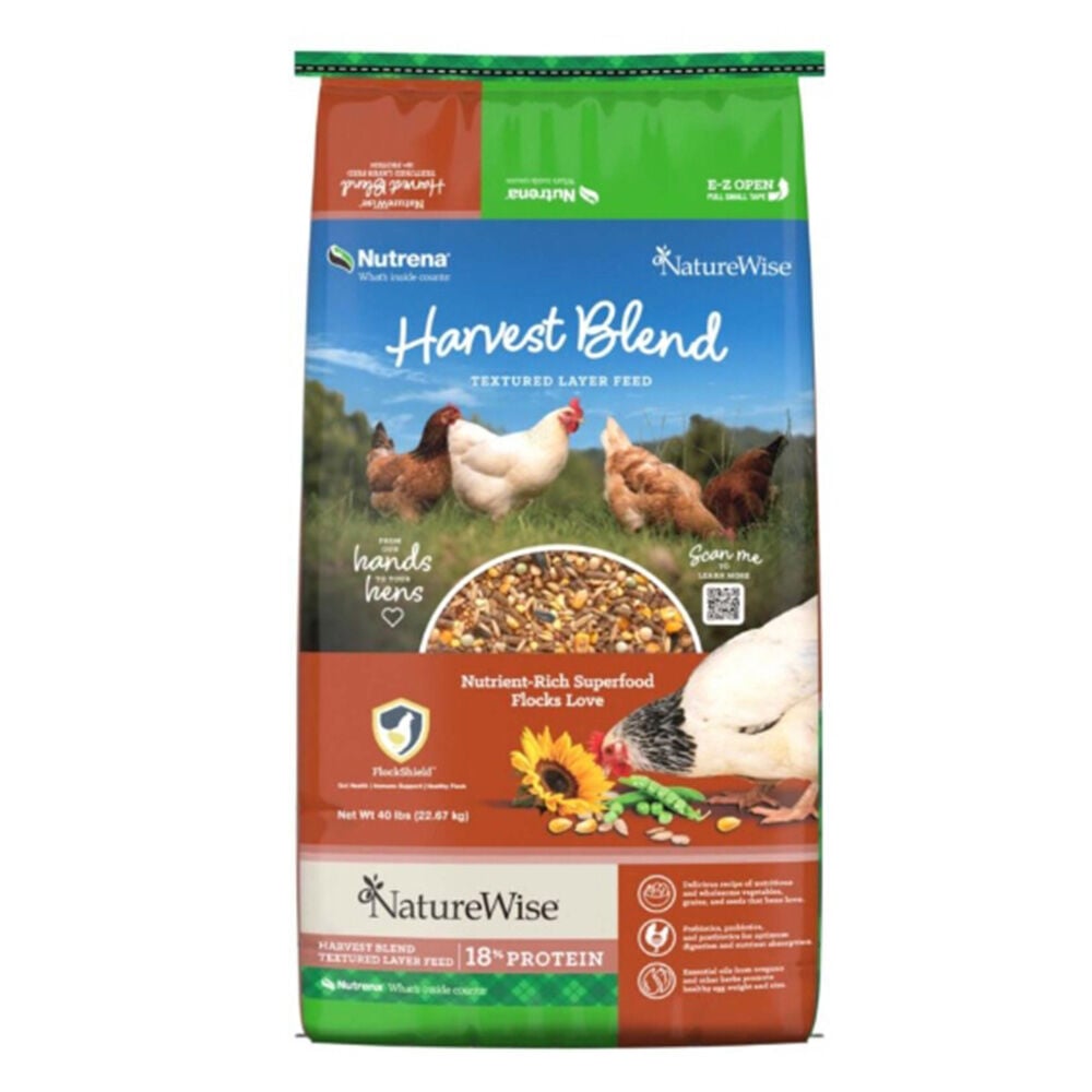 image of NatureWise Harvest Blend 18% Textured Layer Feed