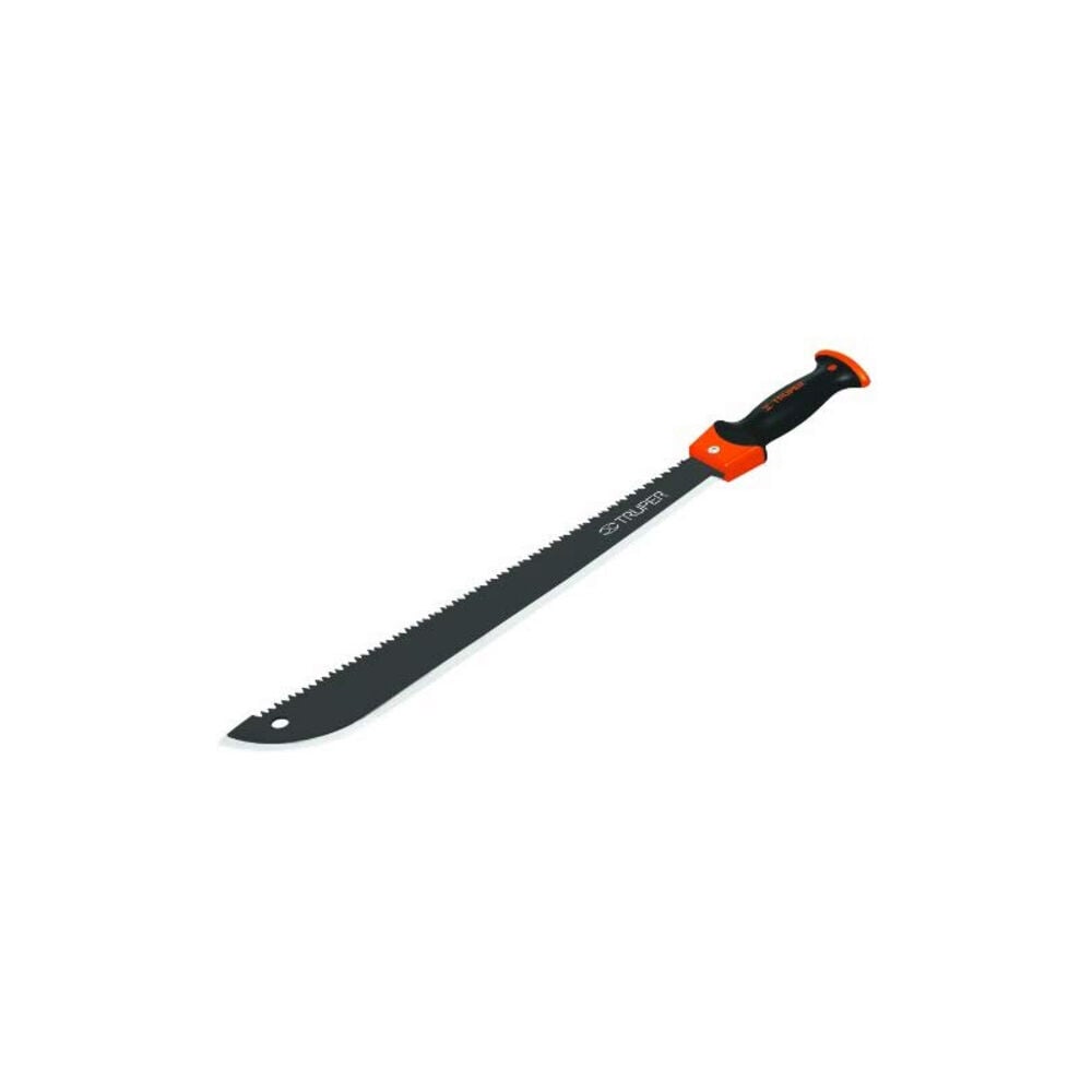 image of 18-Inch Double Edge Machete / Garden Saw with Abs Molded Handle