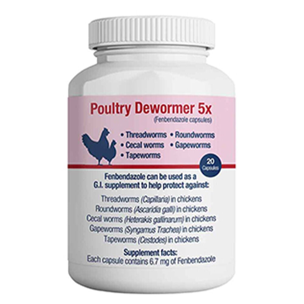 image of Poultry Dewormer- 5x 20 ct