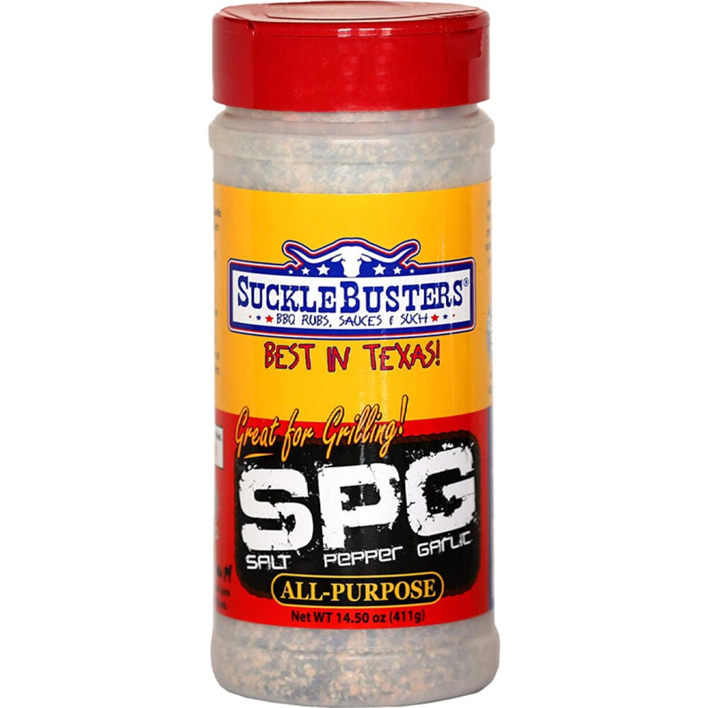 image of Salt Pepper Garlic Rub, 14.50 oz