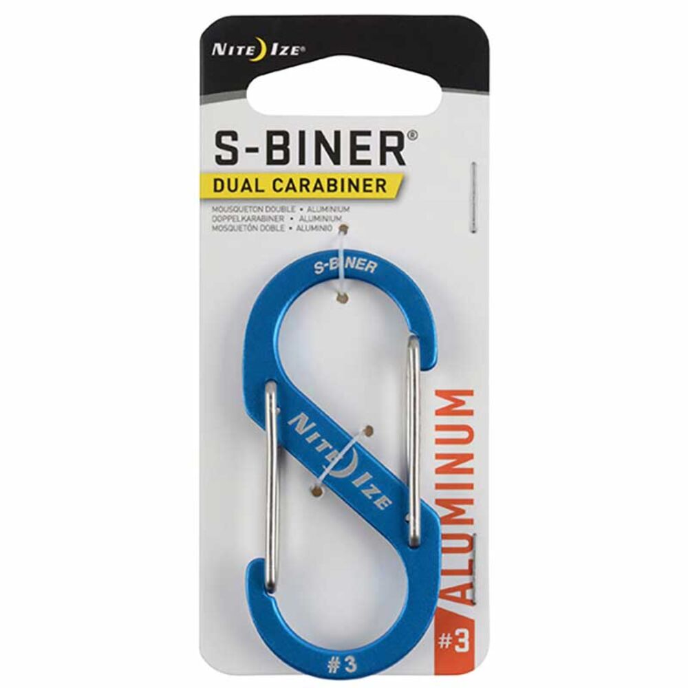 image of S-Biner Aluminum Dual Carabiner #3, Blue