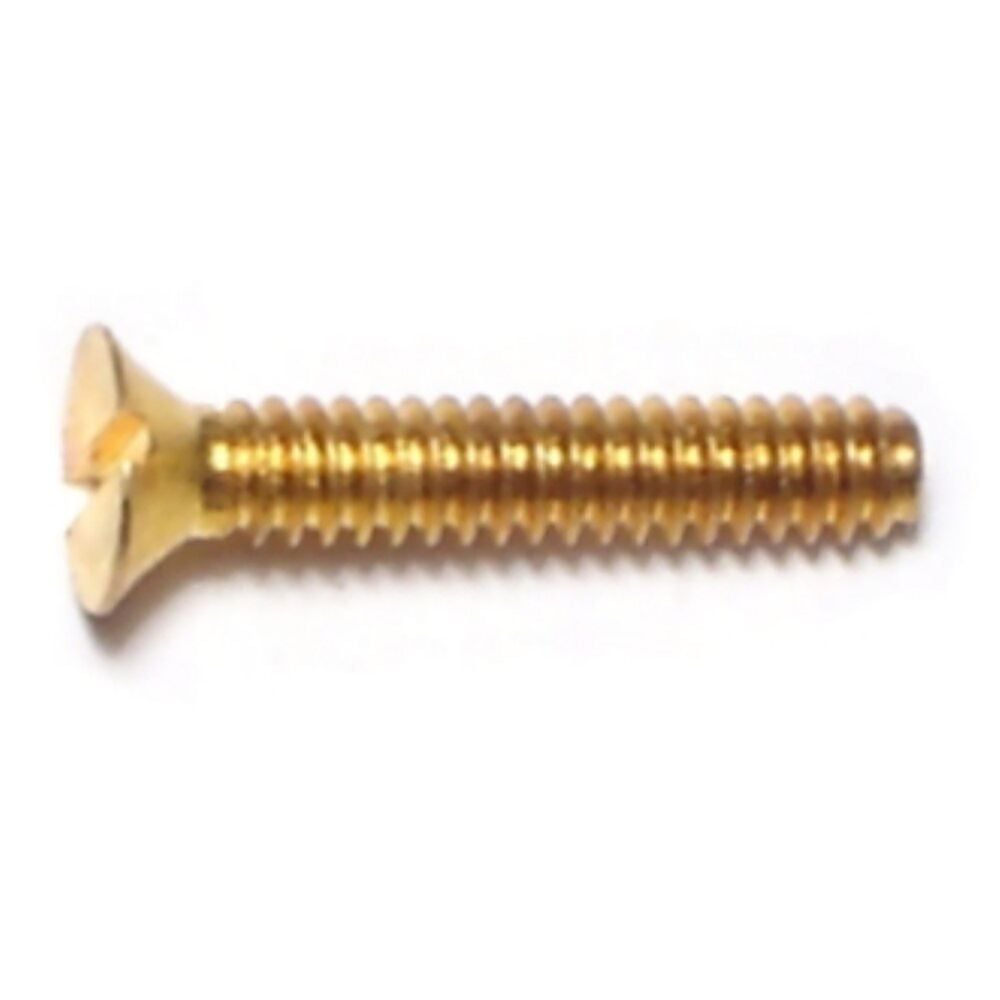 image of 6-32 X 3/4 Slotted Flat Machine Screw