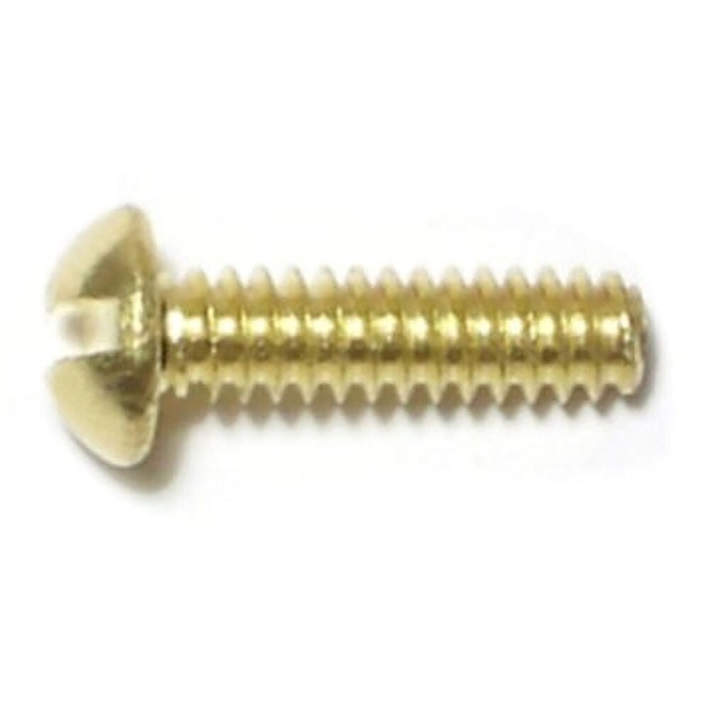 image of 6-32 X 1/2 Slotted Round Machine Screw