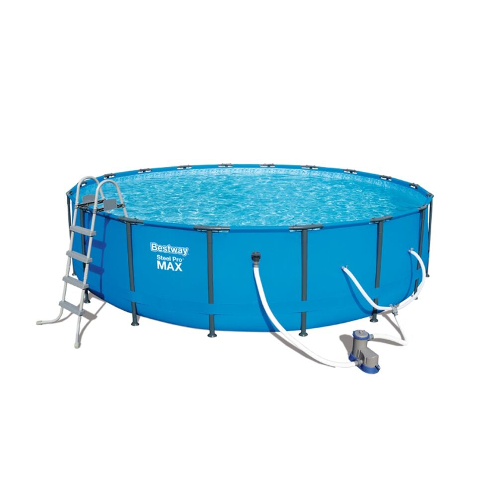 image of Metal Frame Pool Set, 18 ft x 48 in