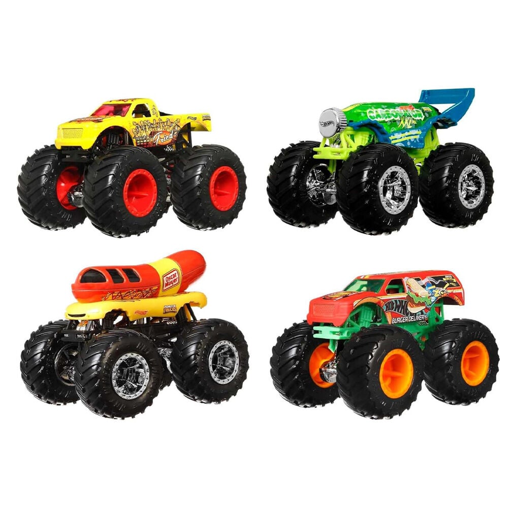 image of Toy Monster Trucks- 4 Pack