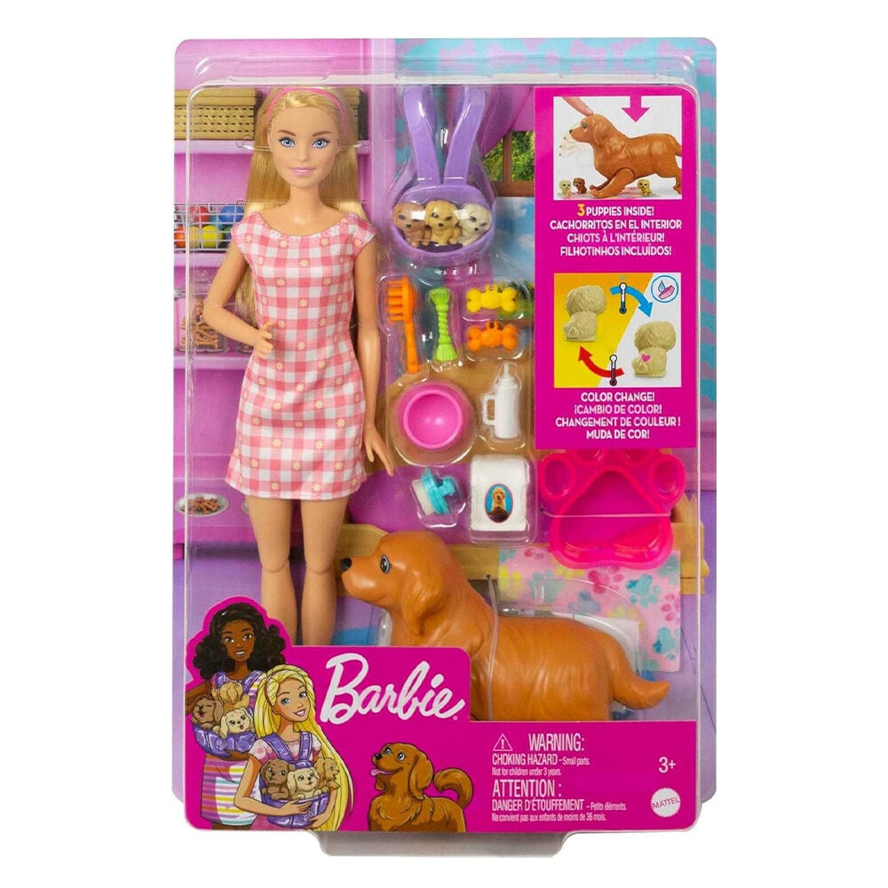 image of Doll and Playset- Newborn Pups