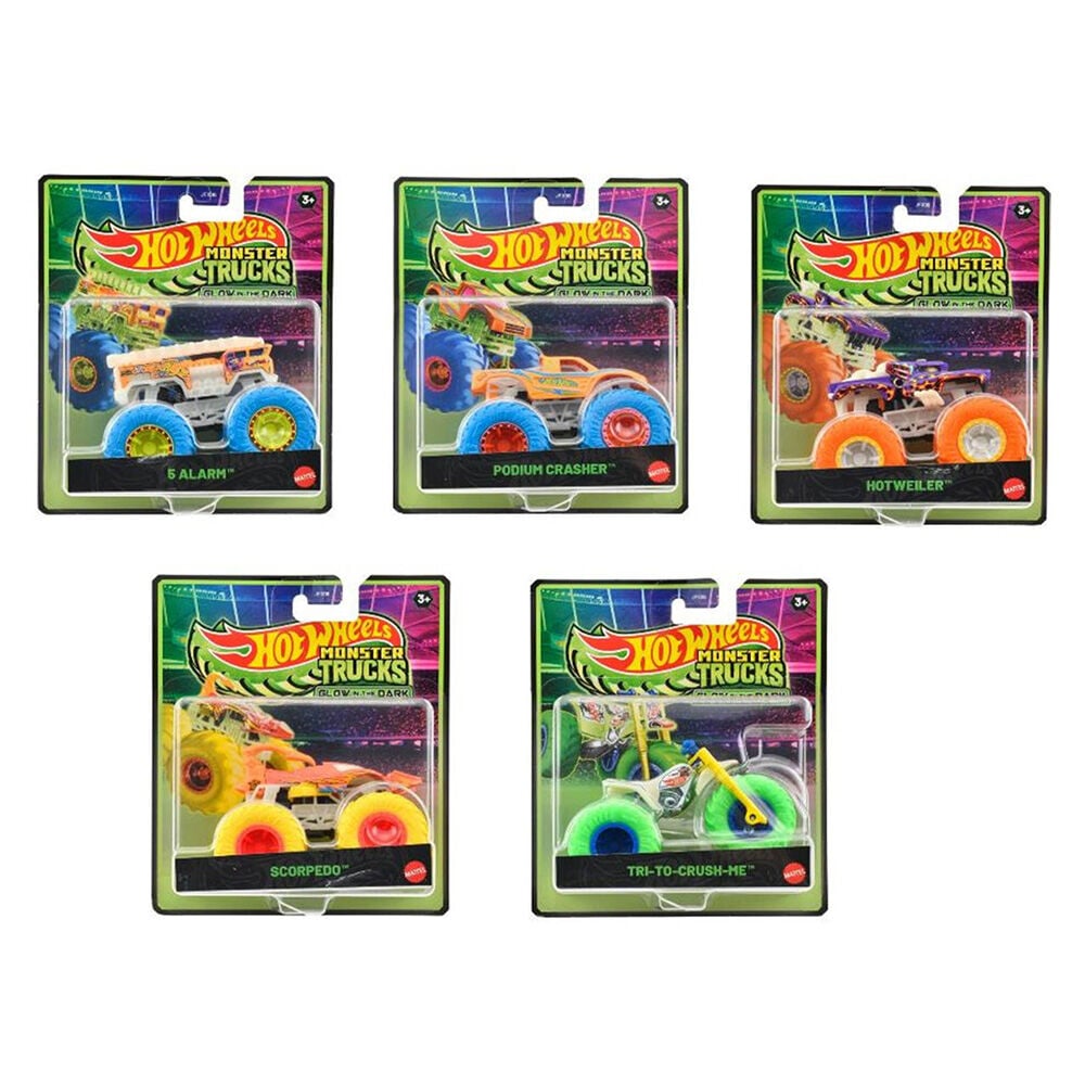 image of Toy Monster Trucks Assorted- Glow in the Dark (Styles May Vary)