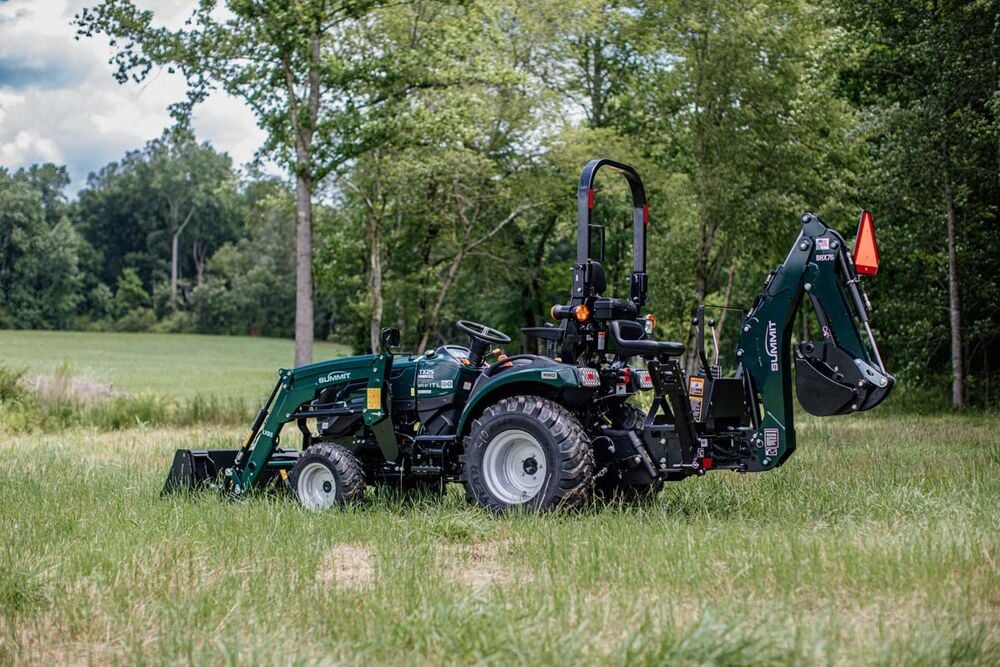 image of 25 HP Tractor with Backhoe and Loader